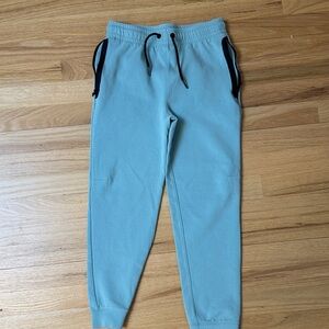 Old Navy Dynamic Fleece Light Blue Boys Joggers with Black Accents
